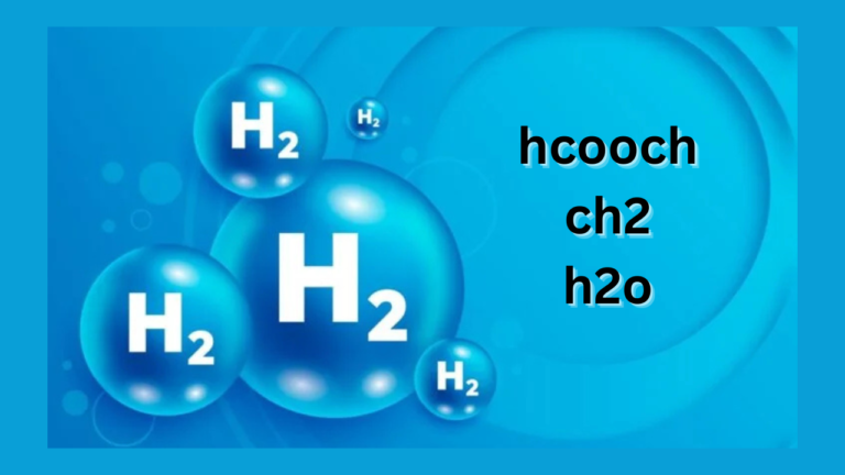 Hcooch ch2 h2o