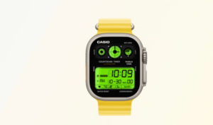 8. Digital Watch Face