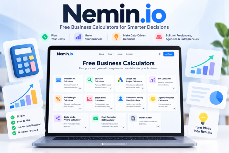 Nemin.io Explained: Free Business Tools and Key Limitations Nemin.io